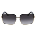 Ochelari de soare damă Ferragamo SF302SL601870, negru și auriu